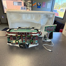 Department 56 Snow Village Shelly's Diner House Illuminated Boxed picture