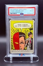 1966 Donruss Marvel Super Heroes 39 Spider-Man ROOKIE SET - PSA 4 - JUST GRADED picture