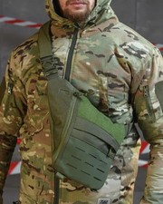 Tactical chest bag for clothes OLIVA💛💙 picture