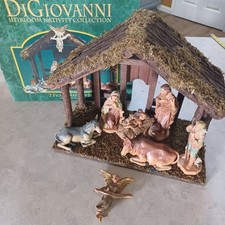 Vintage DiGiovanni Heirloom Nativity Collection Set Vintage 1998 with Box picture