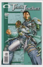 TECH JACKET #1 (VF/VF+) 1ST PRINT 1ST INVINCIBLE PREVIEW 2002 ROBERT KIRKMAN HTF picture