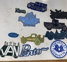 70’s Vintage Car Related Refrigerator Magnets Lot Of 10 picture