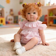 18 Inch Reborn Baby Doll Lifelike Full Silicone Body Girl Bettie Realist picture