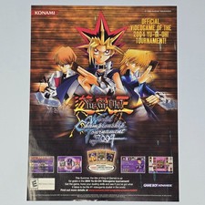 Yu Gi Oh World Championship 2004 Game Boy Advance This Summer Print Ad/Poster picture