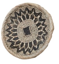 VTG Zambian Tonga Catch All Basket Handwoven African Tribal Wall Minimalist Boho picture