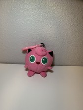 Pokemon 1998 Vintage Mini Plush Key Clip Charm #39 Jigglypuff picture