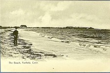 The Beach Fairfield Connecticut Postcard picture