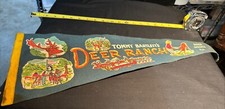 Vintage Tommy Bartlett's Deer Ranch Silver Springs Florida Felt Pennant Blue 26