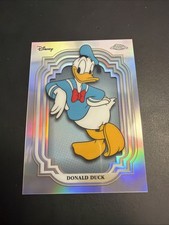 2024 Topps Chrome Disney Donald Duck Refractor Card picture