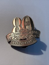 Harley Davidson 80th Pewter Pin  picture