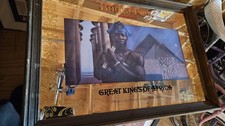 Budweiser Great Kings of Africa Mirror Sign  Thermoses III Egypt  26.5