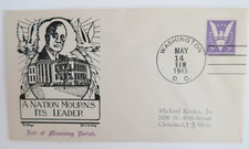 A Nation Mourns Its Leader Richardson Knapp World War II WW2 Patriotic Cover picture