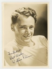 William Prince 1946 Signed 5x7 American Soap Actor Villain Portrait Photo J14301 picture