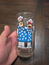 Rare 1975 Burger Chef & Jeff Drinking Glass picture