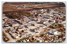Aerial View Business Section Lethbridge Alberta Canada UNP Chrome Postcard S15 picture