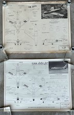 2 North American Aviation USAF Spec Sheets 1951 F-86 Sabre 1956 F-86K Sabre Jet picture