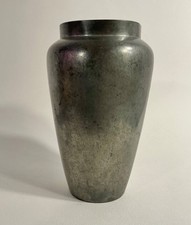 Ca 1930’s Art Deco Pewter Vase by C.A. Woodward Pewter Taunton, Mass. RARE picture