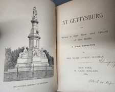 At Gettysburg, or What a Girl Saw and Heard of the Battle. Illustrated 1889. 1st picture