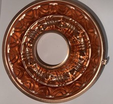 LOT 3) COPPER JELLO MOLDS WALL HANGING VINTAGE 8.5