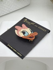 Wendy Gell for Disney Daisy Duck Enamel Brooch on Original Card 1980s Vintage picture