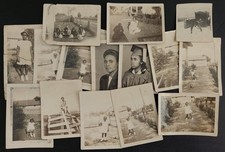 1920s vintage AFRICAN AMERICAN 15pc family PHOTOS  picture