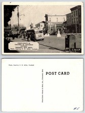 Freehold New Jersey Bus Downtown Compliments Chamber of Commerce Postcard AN86 picture