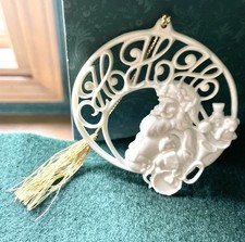 Rare Lenox Laurels The Collector's Circle Ho Ho Ho Wish 3-D Ornament picture