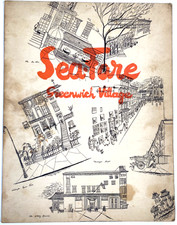 1940s SEA-FARE RESTAURANT - GREENWICH VILLAGE vintage dinner menu NEW YORK CITY picture
