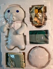 1999 Danbury Mint Pillsbury Doughboy Picnic Surprise Porcelain Figurine Set New picture