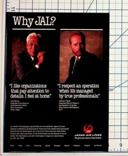 JAL Japan Air Lines Akio Morita Sony MIT Vintage Magazine Ad Ephemera picture