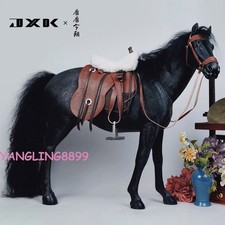 JXK 1/4 Horse Resin Statue Dutch Warmblood Scene Model Colllect Decor Toy Gift picture