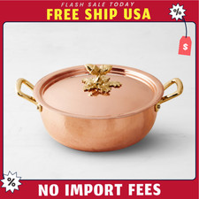 Ruffoni Historia Hammered Copper Chef Braiser with Acorn Knob, 3.5-Qt / NEW picture