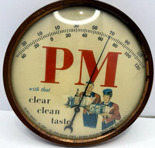 vtg PM WHISKEY THERMOMETER  NATIONAL DISTILLERS PRODUCTS, NEW YORK 9 INCHES picture