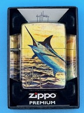 Guy Harvey Blue Marlin 540 Fusion Zippo Lighter NEW 46726 picture