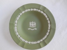 Large 1960s Wedgwood Sage Green Jasperware City Of London 7 Inch Tray picture