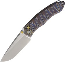 REMETTE Wild Species Flamed Titanium Folding Bohler M390 Pocket Knife WD108N4 picture