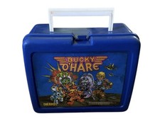 1991 Vintage Hasbro Bucky O’Hare LunchBox - Lunch Box Space Cartoon No Thermos picture