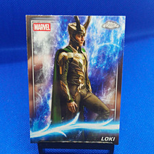 Topps 2025 Topps Chrome Marvel Phase One Loki Tom Hiddleston #19 picture