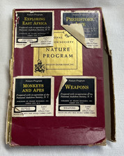 1957 National Audubon Society Nature Program 4 Booklets in Box picture