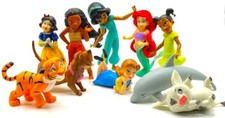 DISNEY PRINCESS PETS Figure Play Set PVC TOY Moana ARIEL Jasmine RAJAH Pua TIANA picture