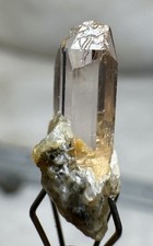 3 CT  Full Terminated Natural Imperial Topaz Crystal On Topaz From Katlang@PAK picture