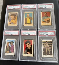 Vintage 1958 -62 Dutch Gum Cards  Elvis Presley  Lot Of 6 All Graded PSA picture