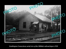 Southington Connecticut Milldale Railroad Depot 1920 Old Large Historic Photo picture