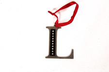 Harvey Lewis Christmas Ornament Pendant Letter