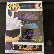 Satoru Gojo #1114 Jujutsu Kaisen Anime Signed By Kaiji Tang Funko Pop Prime COA picture