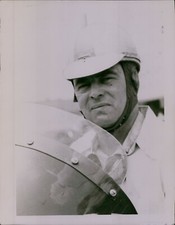 LG887 1947 Original Photo EMORY COLLINS National Champion Race Car Driver in Car picture
