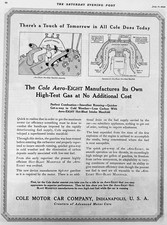 1910 Cole Aero-Eight Hot Blast Intake Manifold Ad # 2107 - Indianapolis picture