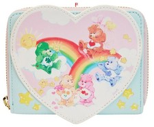 Loungefly Care Bears Heart Rainbow Spring Rainbow Stars Cloud Summer Glow Wallet picture
