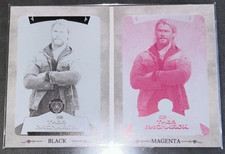 Marvel Printing Plate 1/1 Booklet Chris Hemsworth as Thor Black Magenta card picture
