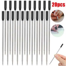 (20 Pack) Ballpoint Pen Refills for Cross Pens Medium Fine Point 1.0mm Black Ink picture